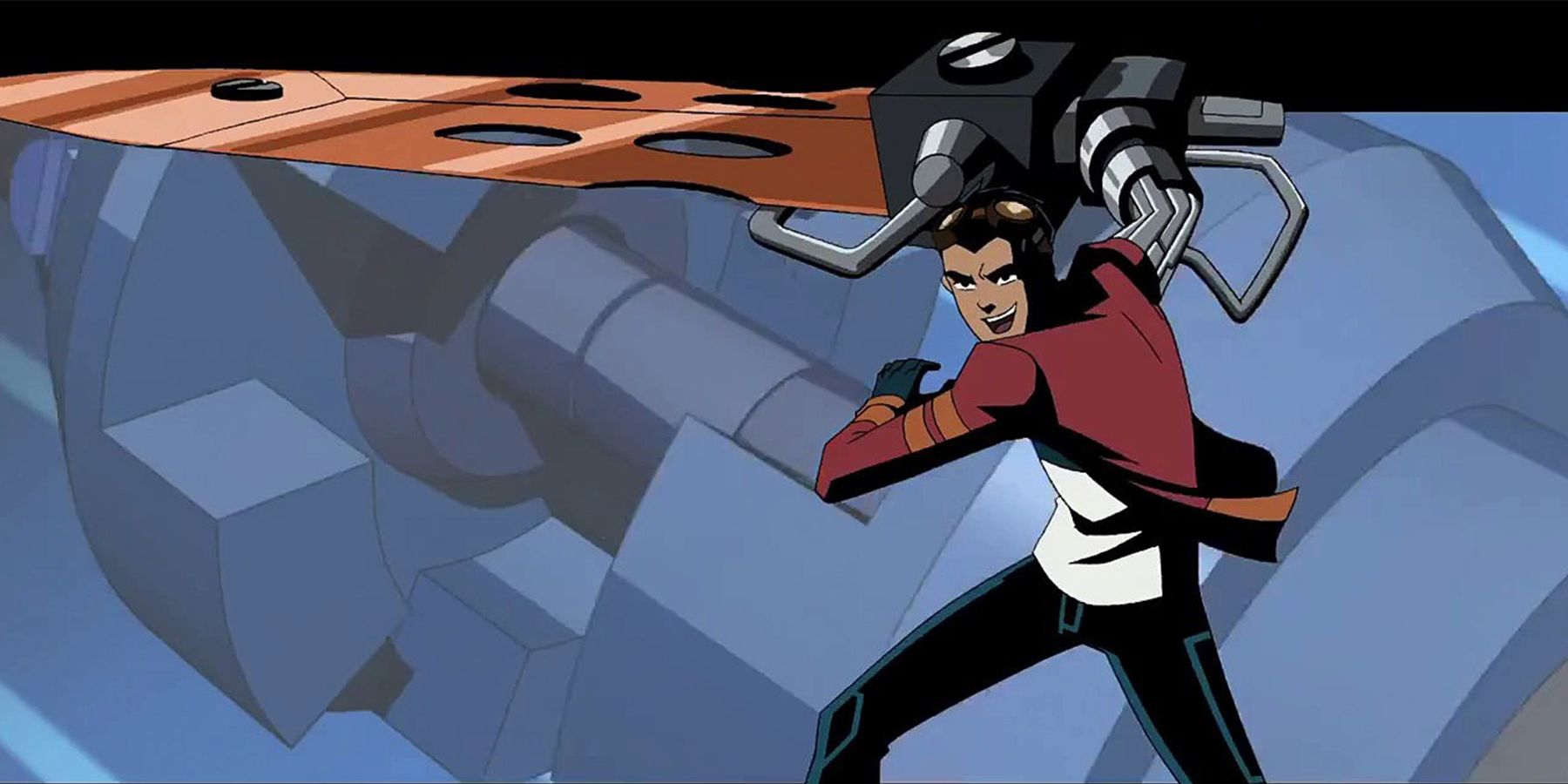 Rex Salazar using his powers in the intro for Generator Rex.