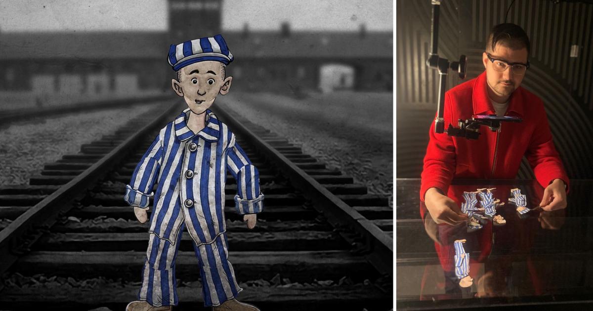 Zoom Rockman Holocaust animation Survivor screens at JW3