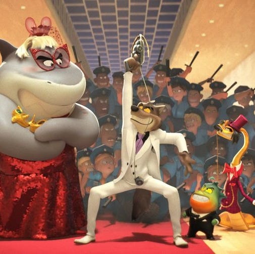 a scene from the bad guys, a good housekeeping pick for best animated movies